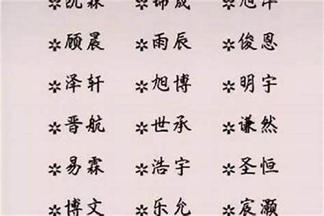 男 名字|63个好听的男生名字，干净爽朗，简单上口！